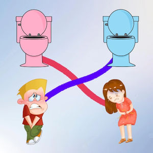 Draw To Pee - Toilet Rush: A Fun and Challenging Puzzle Game