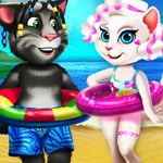 Angela and Tom's Beach Vacation: Help Them Choose the Perfect Swimwear