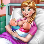 Experience the Joy of Parenthood in Anna's Baby Twins Birth Game - Play Now on Maky.club