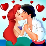 Play Ariel and Prince Kissing Game - Help Them Kiss Secretly Without Getting Caught!