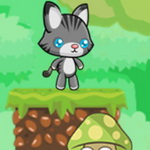Join the Adventure of Baby Cat: Collect Stars and Lemons in this Fun Platform Game - Play Now on Maky Club!