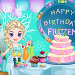 Get Ready to Celebrate Baby Elsa's Birthday with Frozen Winter Party Game on Maky Club