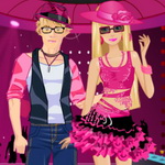 Get Ready for a Crazy Party: Dress up Barbie and Ken for their Nightclub Date