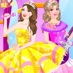 Dress up Barbie and Popstar for a Rock Concert - Play Now on Maky.club