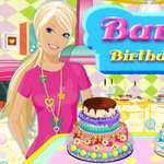 Design a Stunning Birthday Cake for Barbie and Make her Celebration Memorable - Play Now on Maky!