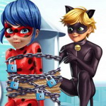 Save Ladybug from Akumas in Cat Noir Rescue - Play Now on Maky.club