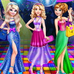 Dress to Impress at the Disney Princess Fashion Prom - Play Now on Maky.club!