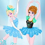 Elsa and Anna Ballet Dancer: Help the Sisters Prepare for the Audition - Play Now on Maky.club
