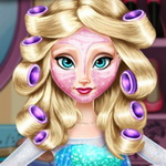 Get Elsa's Frozen Makeover: Heal, Beautify and Dress Up Elsa's Injured Face