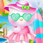 Get Ready for a Beach Holiday with Hello Kitty - Play Now!