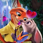 Play Judy and Nick Kissing Game Online - Keep Their Love a Secret!
