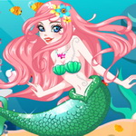 Dress up the Mermaid Bridesmaid and Make Her Shine at the Wedding Party - Play Now on Maky.club!