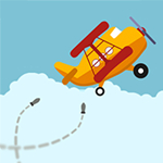 Missiles Again: Addictive Airplane Avoidance Game with Stars and Obstacles