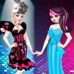 Mix and Match Fashion Fun with Monster High, Barbie, and Elsa Princesses - Play Now!