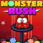 Collect Candies and Dodge Obstacles with Monster Rush - Play Now on Maky.club
