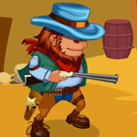 Practice Your Shooting Skills with One-Hand Cowboy Game - Play Now on Maky Club