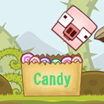 Piggy Roll: Change Shapes and Avoid Spikes to Win the Candy Box