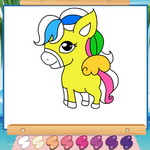 Pony Coloring Book 4 - Design Your Own Cute Pony | Educational Game for Kids - Maky.club