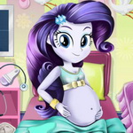 Experience the Joy of Pony Rarity's Baby Birth Game - Help Decorate and Care for the Newborn Pony!