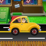 Play Pou Drives to Go Shopping - Collect Coins and Shop for Clothes!