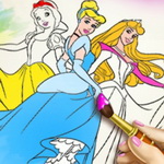 Color Your Favorite Disney Princesses with Fun: Play Princess Coloring Book Game | Maky Club