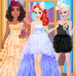 Feather Style Dress Up: Help Elsa, Moana and Ariel Choose the Most Beautiful Dress | Play Now on Maky.club
