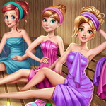Experience Ultimate Relaxation with Princess Sauna Room Game | Play Now on Maky.club
