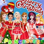 Create a Festive Christmas Card with Princesses | Maky.club