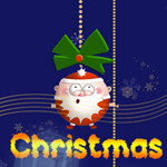 Launch the Red Christmas Panda and Collect Gifts in this Fun Physics Pinball Game - Play Now!