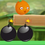 Roll Orange: Help the Orange Reach the Ground by Removing Boxes and Platforms | Play Now on Maky Club