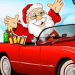 Race to Help Santa Deliver Gifts with Santa Super Car Game - Play Now on Mobile and Computer!