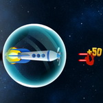 Play Space Purge and Defend Earth from Asteroids and Planets