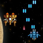 Survive 15 Waves and Conquer the Boss in Spaceship Survival Shooter - Play Now on Maky Club!