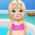 Enjoy Frozen Fun with Baby Elsa - Play the Caretaking Game Online!