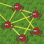 Untangle the Spiders Game - Challenge Your Skills with Tangled Spiders on Maky.club