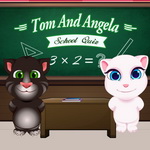 Tom and Angela's Math Quiz: Help Them Pass the Test at School - Play Now on Maky Club!