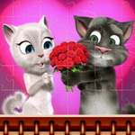 Challenge Your Mind with Talking Tom Jigsaw Puzzle - Play Now on Maky.club!
